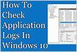How to Check Windows Server Logs Windows Event Log Type